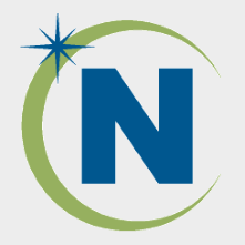 NARSOL - NARSOL Logo featuring a bold blue N framed by a green circular swoosh and a blue starburst at the top-left.